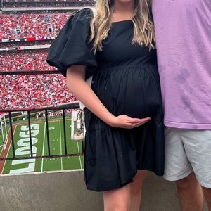 Black game day dress